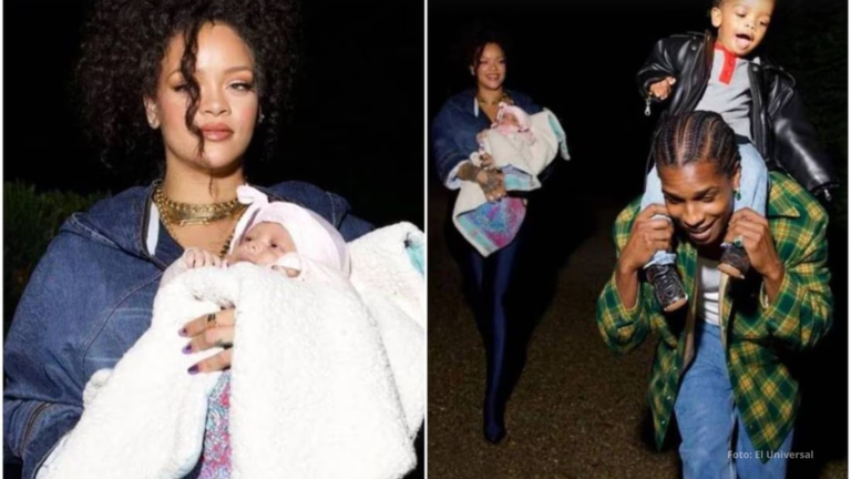 Rihanna da a conocer a su segundo hijo por medio de una fotos