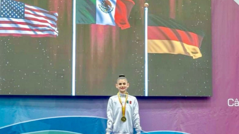 “Ana Abraham de Yucatán brilla con tres medallas en Torneo Internacional de Gimnasia Rítmica en Portugal”